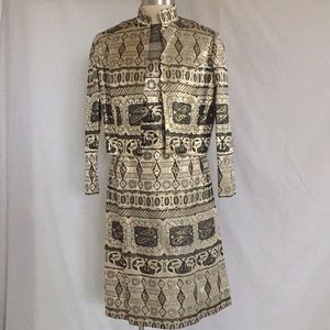 Oscar De La Renta Custom vintage Dress and Bolero